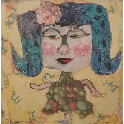 Peinture La petite danseuse par De Sousa Miguel | Tableau Art Singulier Scènes de vie