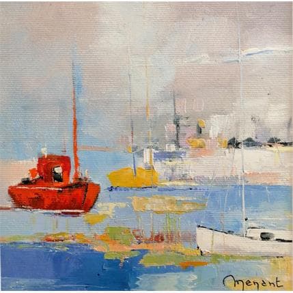 Peinture Tenderly par Menant Alain | Tableau Figuratif Acrylique, Huile Marine