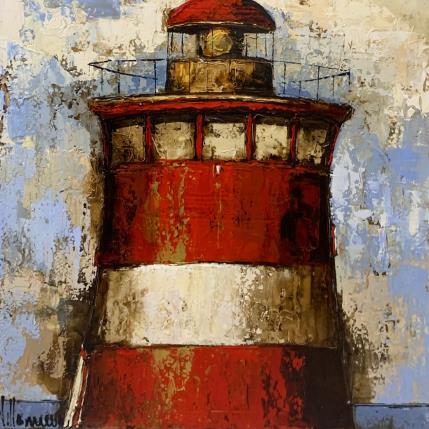 Peinture Fan Roig par Villanueva Puigdelliura Natalia | Tableau Figuratif Huile Marine