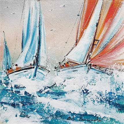 Peinture Belle lumière par Ortis-Bommarito Nicole | Tableau Figuratif Acrylique Marine