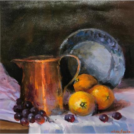 Painting Porcelana Portugesa by Chico Souza | Painting Figurative Oil Still-life