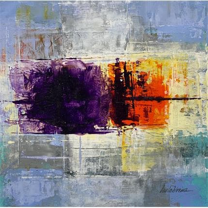 Peinture Transborda par Silveira Saulo | Tableau Abstrait Acrylique Minimaliste