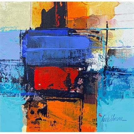 Peinture Atitude par Silveira Saulo | Tableau Abstrait Acrylique Minimaliste