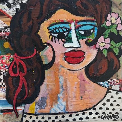 Peinture Estoy par Garcia Gallardo Mercedes | Tableau Art Singulier Huile scènes de vie