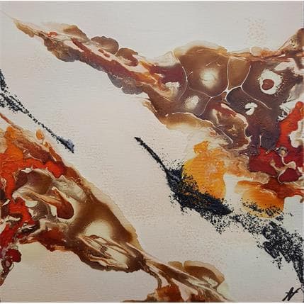 Peinture C666 par Naen | Tableau Abstrait Acrylique minimaliste