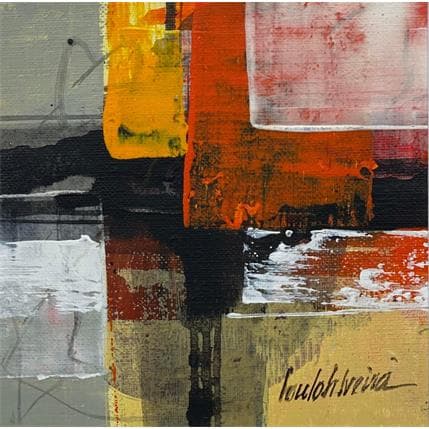 Painting Nostalgia N79 by Silveira Saulo | Painting Abstract Acrylic Minimalist