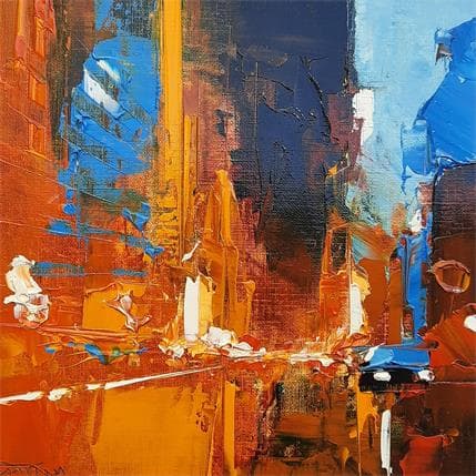 Painting No Title 1 by Castan Daniel | Painting Figurative Oil Urban