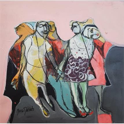 Painting No Title by Nahleh Mona | Painting Figurative Acrylic Portrait