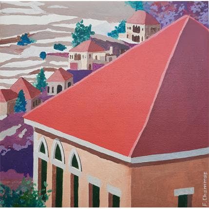 Peinture Basskinta par Chammas Fady | Tableau Figuratif Aquarelle Urbain