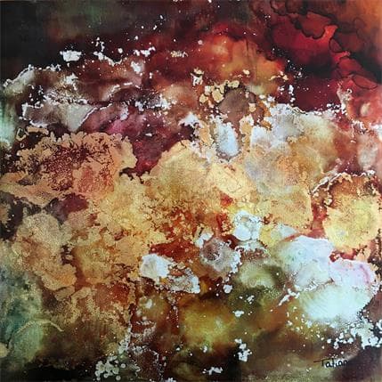 Peinture Le duvet du charbon par Stephan Tatiana | Tableau Figuratif minimaliste