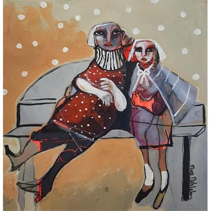 Painting No Title 15 by Nahleh Mona | Painting Figurative Acrylic Portrait