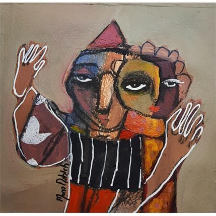 Painting No Title 11 by Nahleh Mona | Painting Figurative Acrylic Portrait