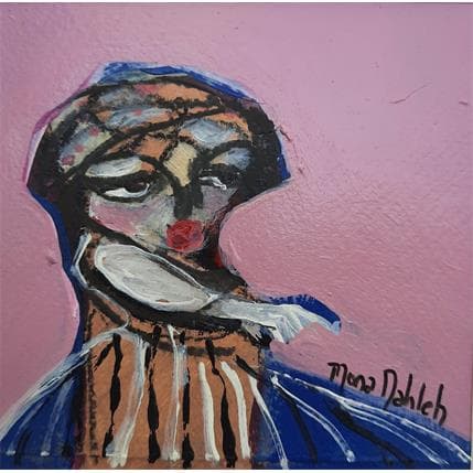 Painting No Title 5 by Nahleh Mona | Painting Figurative Acrylic Portrait