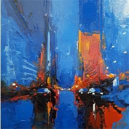 Peinture No Title 3 par Castan Daniel | Tableau Figuratif Huile Urbain