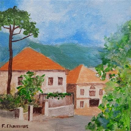 Peinture Hammana 2020 par Chammas Fady | Tableau Figuratif Aquarelle Urbain
