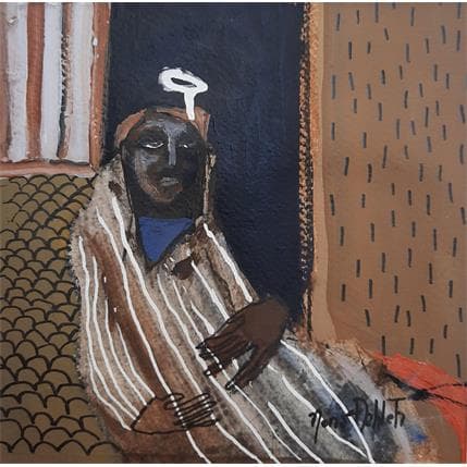 Painting No Title 9 by Nahleh Mona | Painting Figurative Acrylic Portrait