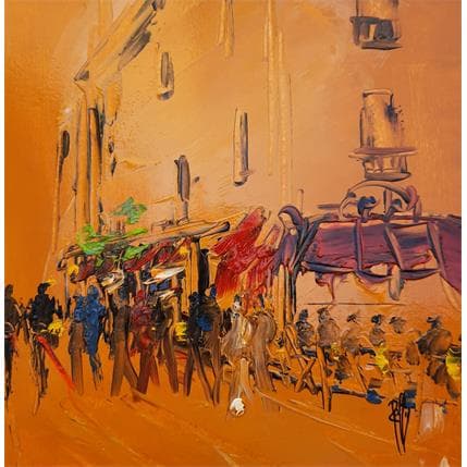 Peinture Jaune par Raffin Christian | Tableau Figuratif Acrylique, Huile scènes de vie