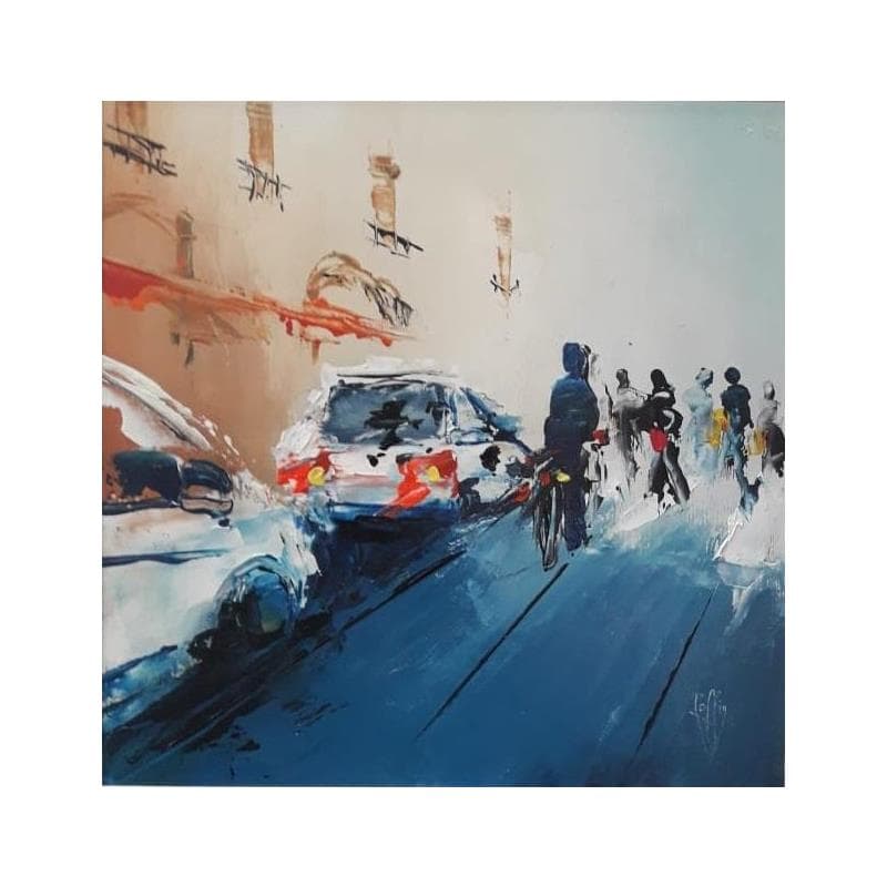 Painting Passage Partagé by Raffin Christian | Painting Figurative Life style Oil Acrylic