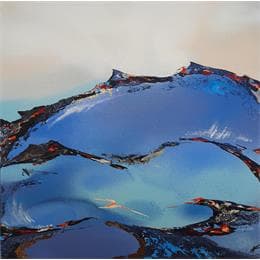 Peinture C590 par Naen | Tableau Abstrait Acrylique minimaliste