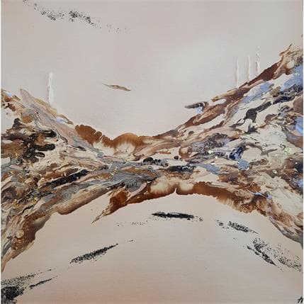 Peinture No Title 3 par Naen | Tableau Abstrait Acrylique minimaliste