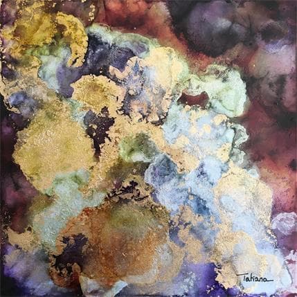 Peinture Les trésors de vos infinies profondeurs par Stephan Tatiana | Tableau Figuratif minimaliste