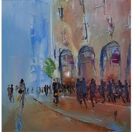 Painting Kfé by Raffin Christian | Painting Figurative Acrylic, Oil Life style