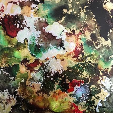 Peinture Le diapason de la terre par Stephan Tatiana | Tableau Figuratif minimaliste