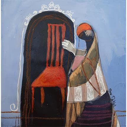 Painting No Title 4 by Nahleh Mona | Painting Figurative Acrylic Portrait