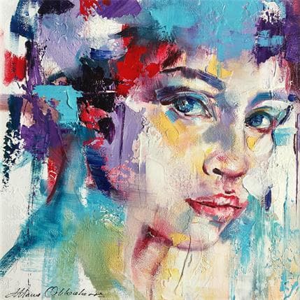 Peinture Adria par Abbondanzia Monica | Tableau Figuratif Acrylique Portraits