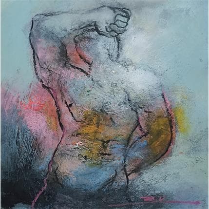 Peinture Monsieur Horse par Kerbastard Béatrice | Tableau Figuratif Acrylique Nu