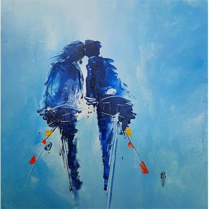 Peinture Tendresse par Raffin Christian | Tableau Figuratif Acrylique, Huile scènes de vie