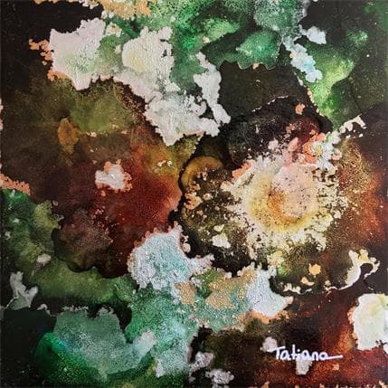 Peinture Sa main est de soie par Stephan Tatiana | Tableau Figuratif minimaliste