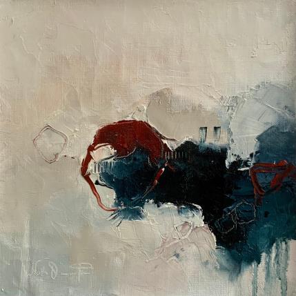 Painting Si loin de toi by Dumontier Nathalie | Painting Abstract Oil Minimalist