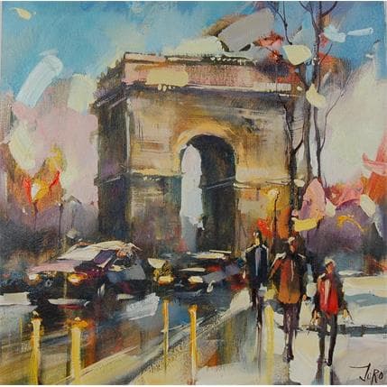 Peinture 21 par Joro | Tableau Figuratif Huile Urbain
