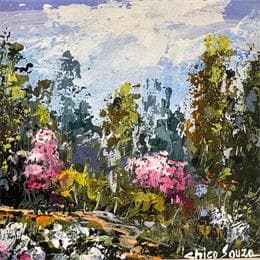 Pintura meu tempo de criança por Chico Souza | Pintura Figurative Oil Still-life