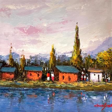 Peinture casebres par Chico Souza | Tableau Figuratif Huile Natures mortes