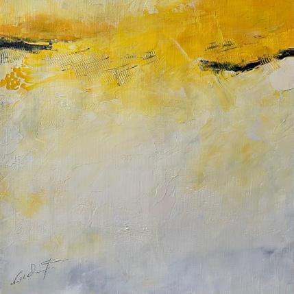 Painting un peu de sable dans les cheveux by Dumontier Nathalie | Painting Abstract Oil Minimalist