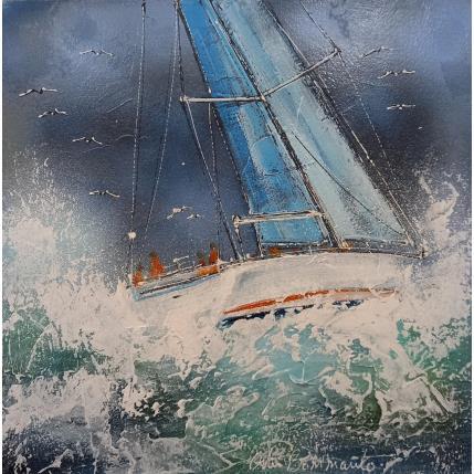 Gemälde Surpris von Ortis-Bommarito Nicole | Gemälde Figurativ Acryl Marine