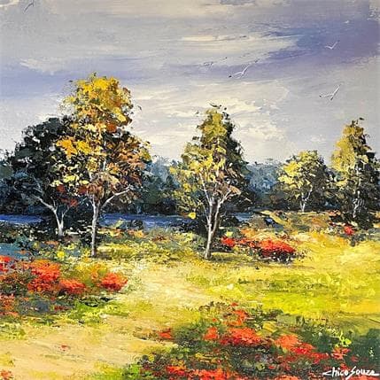 Peinture n°8 par Chico Souza | Tableau Figuratif Huile Natures mortes