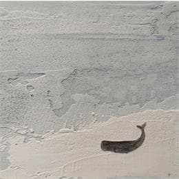 Painting Twelve notes by Roma Gaia | Painting Figurative Animals, Marine, Minimalist