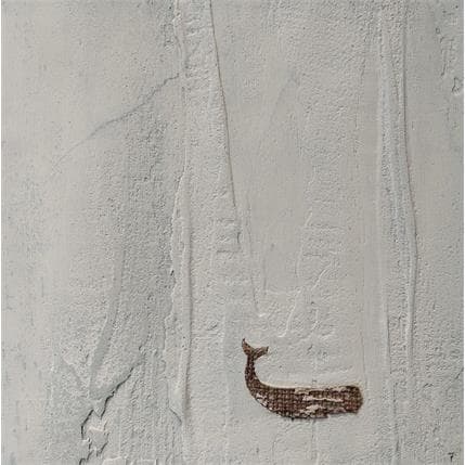 Painting the other side by Roma Gaia | Painting Figurative Animals, Marine, Minimalist