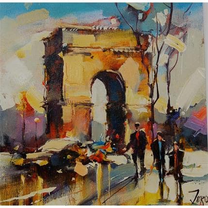 Peinture 10 par Joro | Tableau Figuratif Huile Urbain