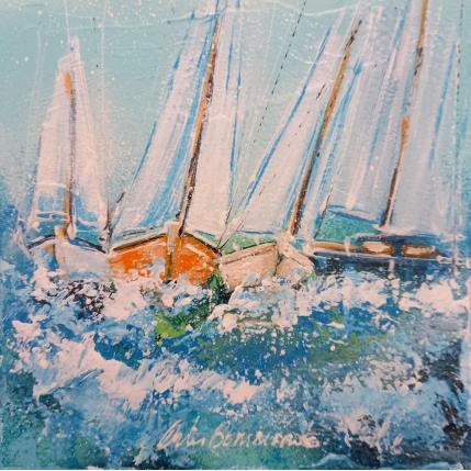 Peinture Bien rangé par Ortis-Bommarito Nicole | Tableau Figuratif Acrylique Marine