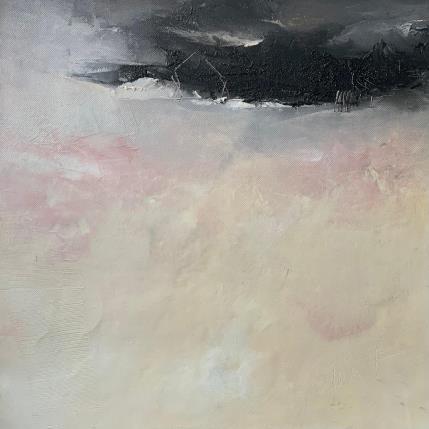 Painting la petite cabanne du bonheur by Dumontier Nathalie | Painting Abstract Oil Minimalist