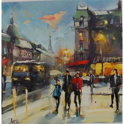Peinture 14 par Joro | Tableau Figuratif Huile Urbain