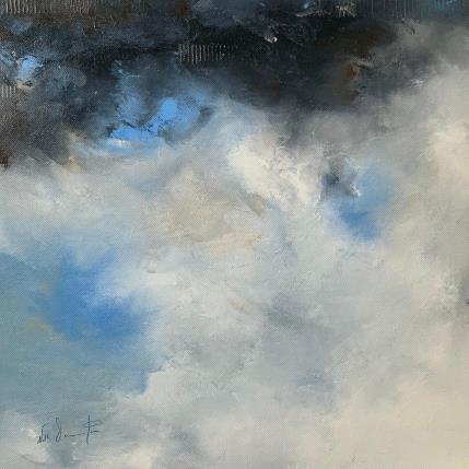 Peinture coup de tonnerre par Dumontier Nathalie | Tableau Abstrait Huile minimaliste