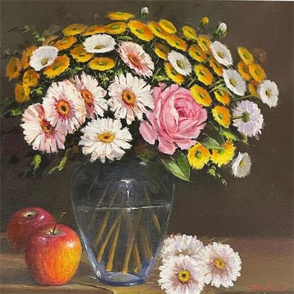 Peinture campo feliz par Chico Souza | Tableau Figuratif Huile Natures mortes