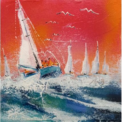 Peinture Bravo par Ortis-Bommarito Nicole | Tableau Figuratif Acrylique Marine