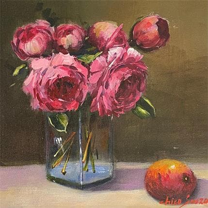 Peinture na cor maravilha par Chico Souza | Tableau Figuratif Huile Natures mortes