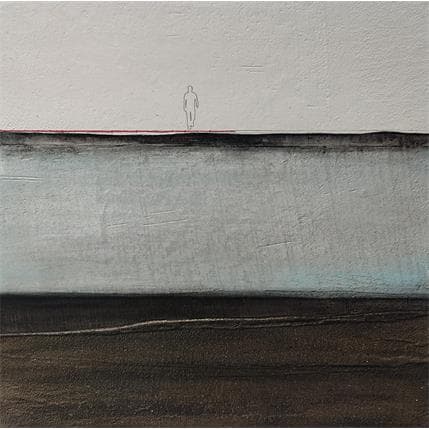 Peinture Bonneville par Roma Gaia | Tableau Figuratif Minimaliste